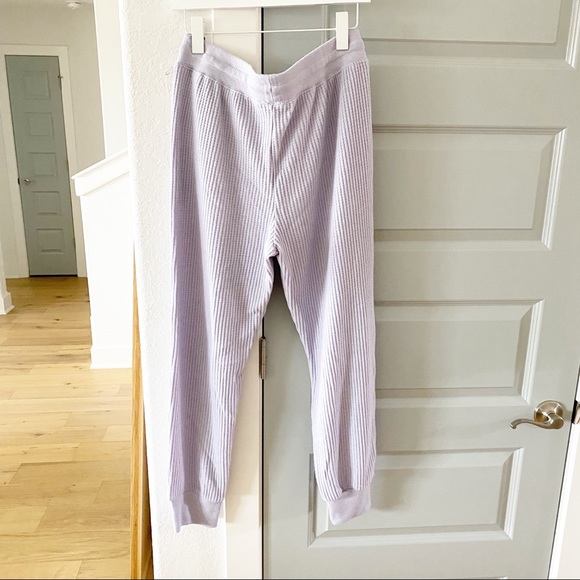 NWT Splendid Firestone Ribbed Waffle Knit Drawstring Joggers Sweatpants - Picture 4 of 6